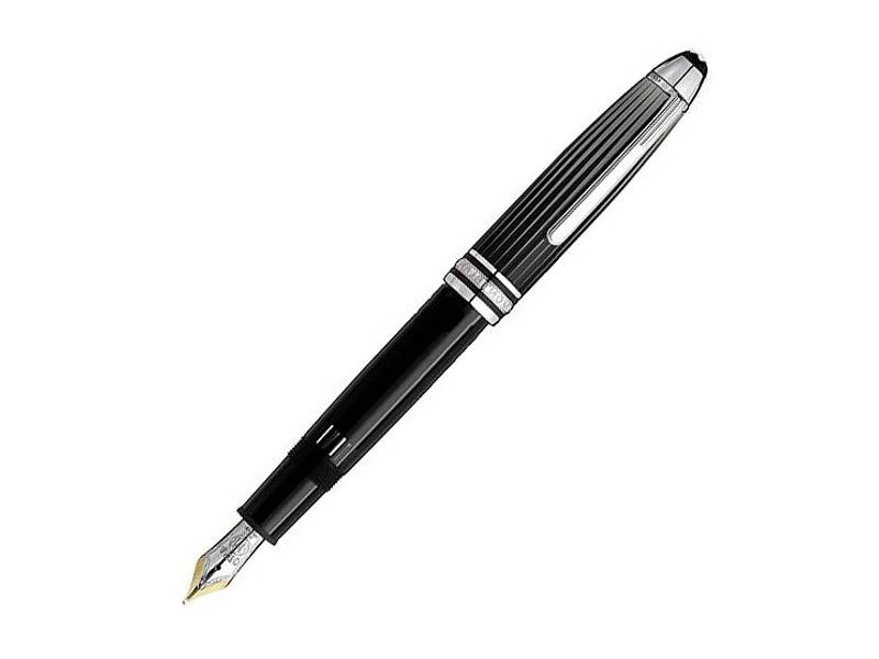 FOUNTAIN PEN DOUE' BLACK AND WHITE LE GRAND MEISTERSTUCK SOLITAIRE MONTBLANC 101583